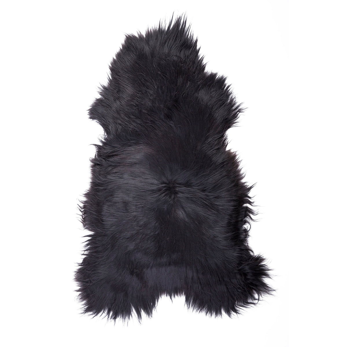 Icelandic Sheepskin Rug — XXL, 100% Genuine Long Wool - Black