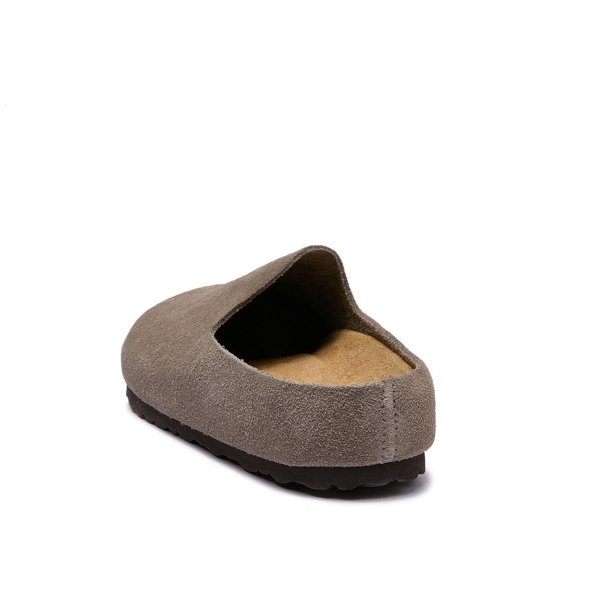 Jude — Open-Back Cork Clogs, Genuine Cow Suede, Unisex - Suede