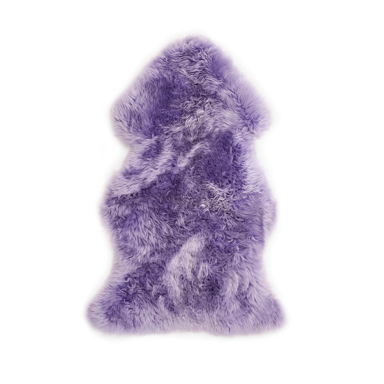 Sheepskin Rug - Lavender Purple - XXL - Long Wool Australian Merino Sheepskin Rug