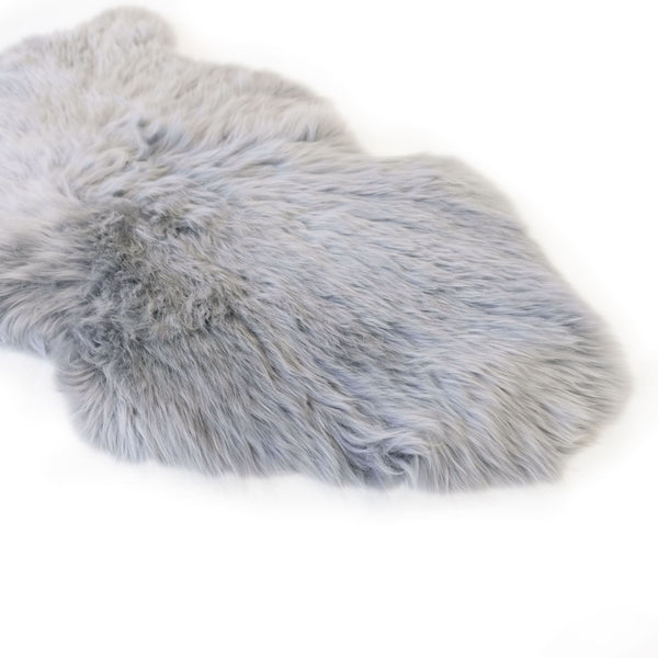 Sheepskin Rug - Ash Grey - XXL - Long Wool Australian Merino Sheepskin