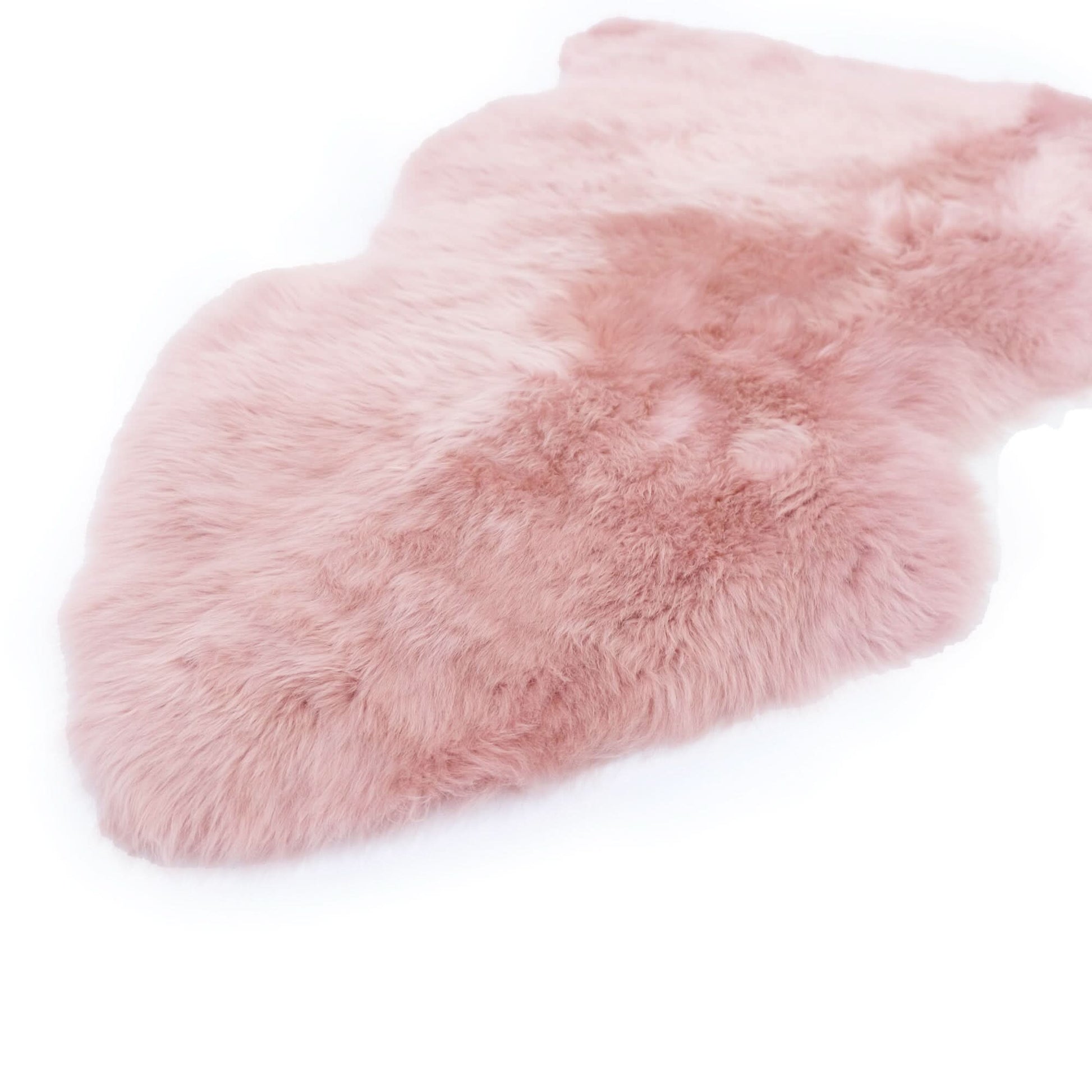 Sheepskin Rug - Dust Pink - XXL - Long Wool Australian Merino Sheepskin
