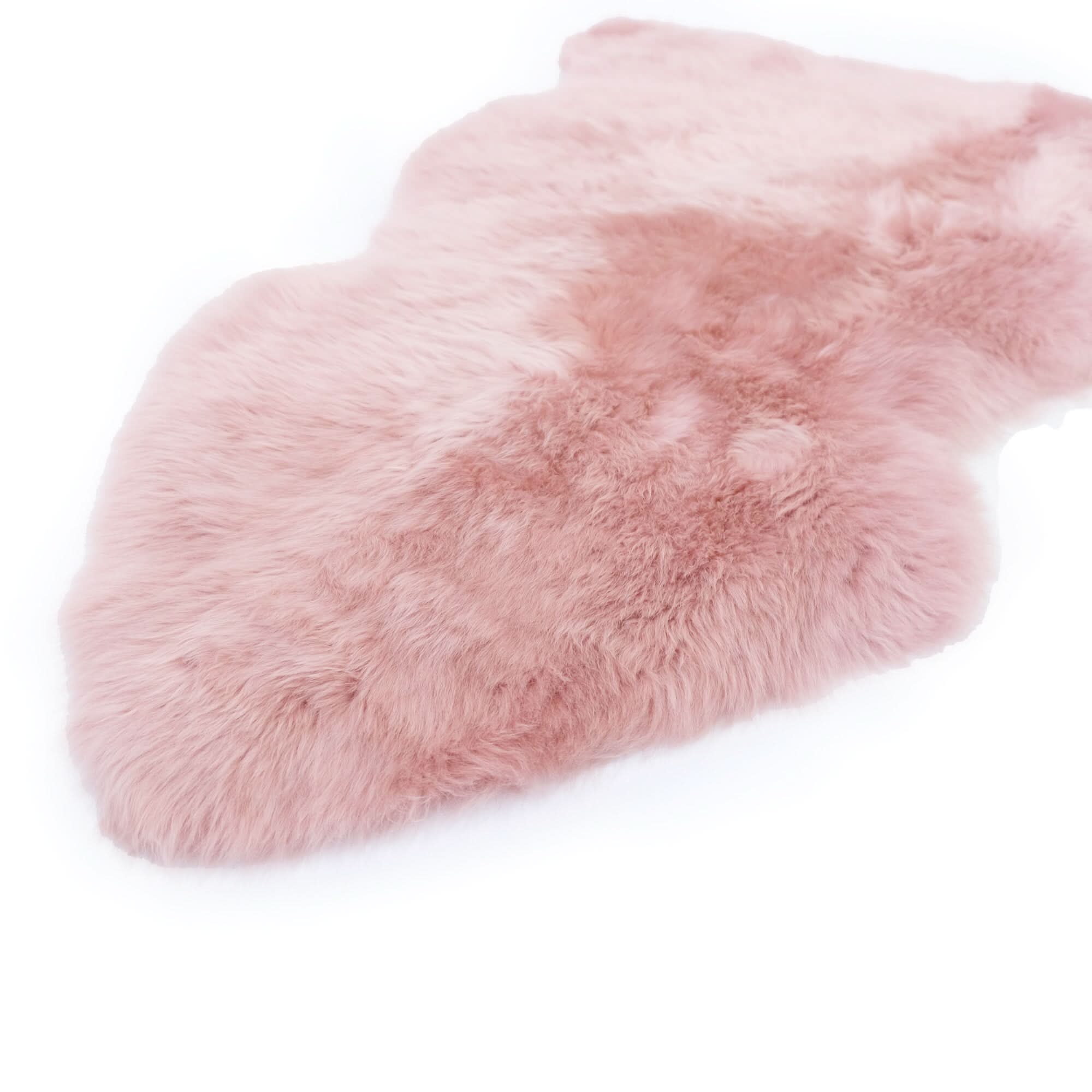 Sheepskin Rug - Dust Pink - XXL - Long Wool Australian Merino Sheepskin