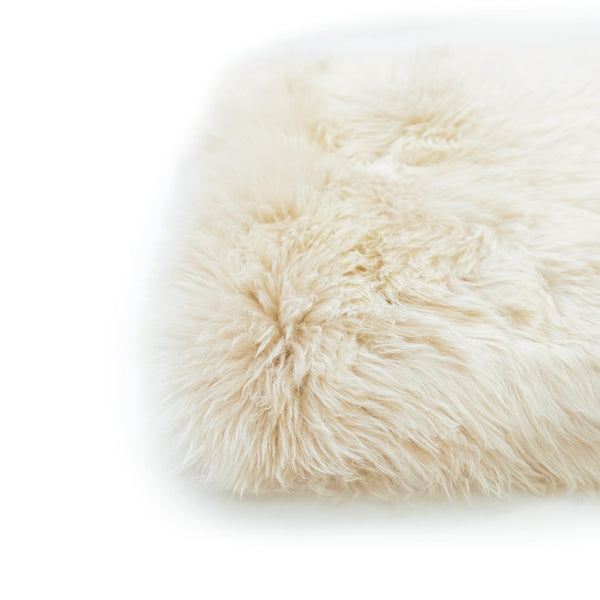 Square Sheepskin Mats - Linen - Australian Merino Sheepskin Seat Mats (50 x 50cm)