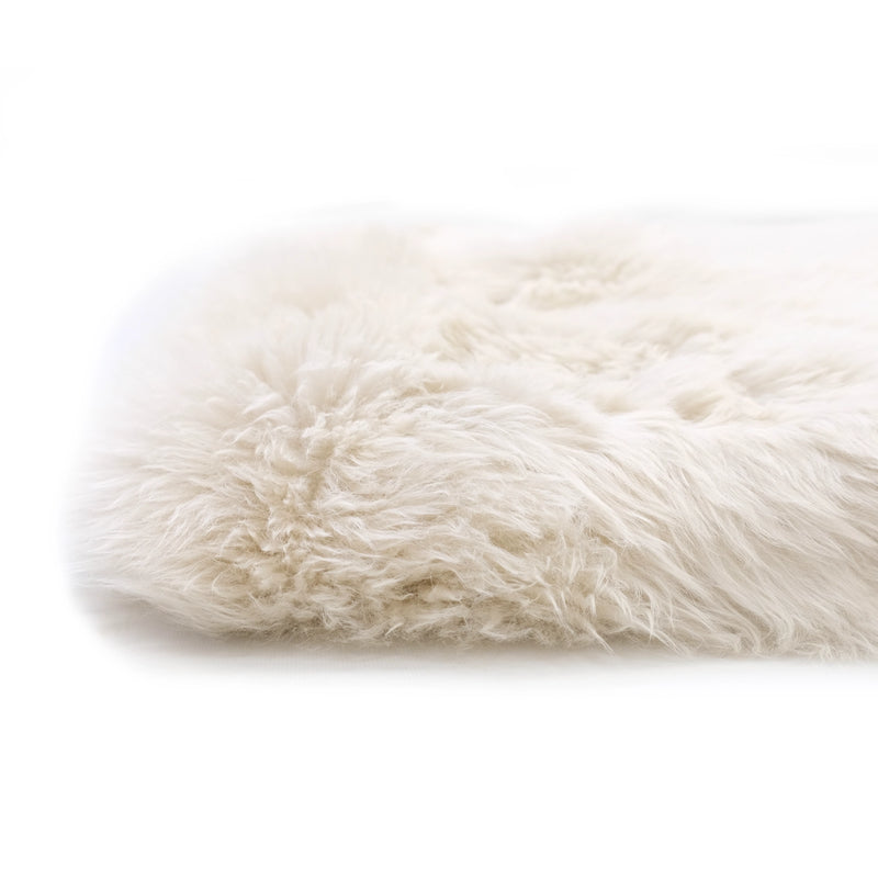 Square Sheepskin Mats - Linen - Australian Merino Sheepskin Seat Mats (50 x 50cm)