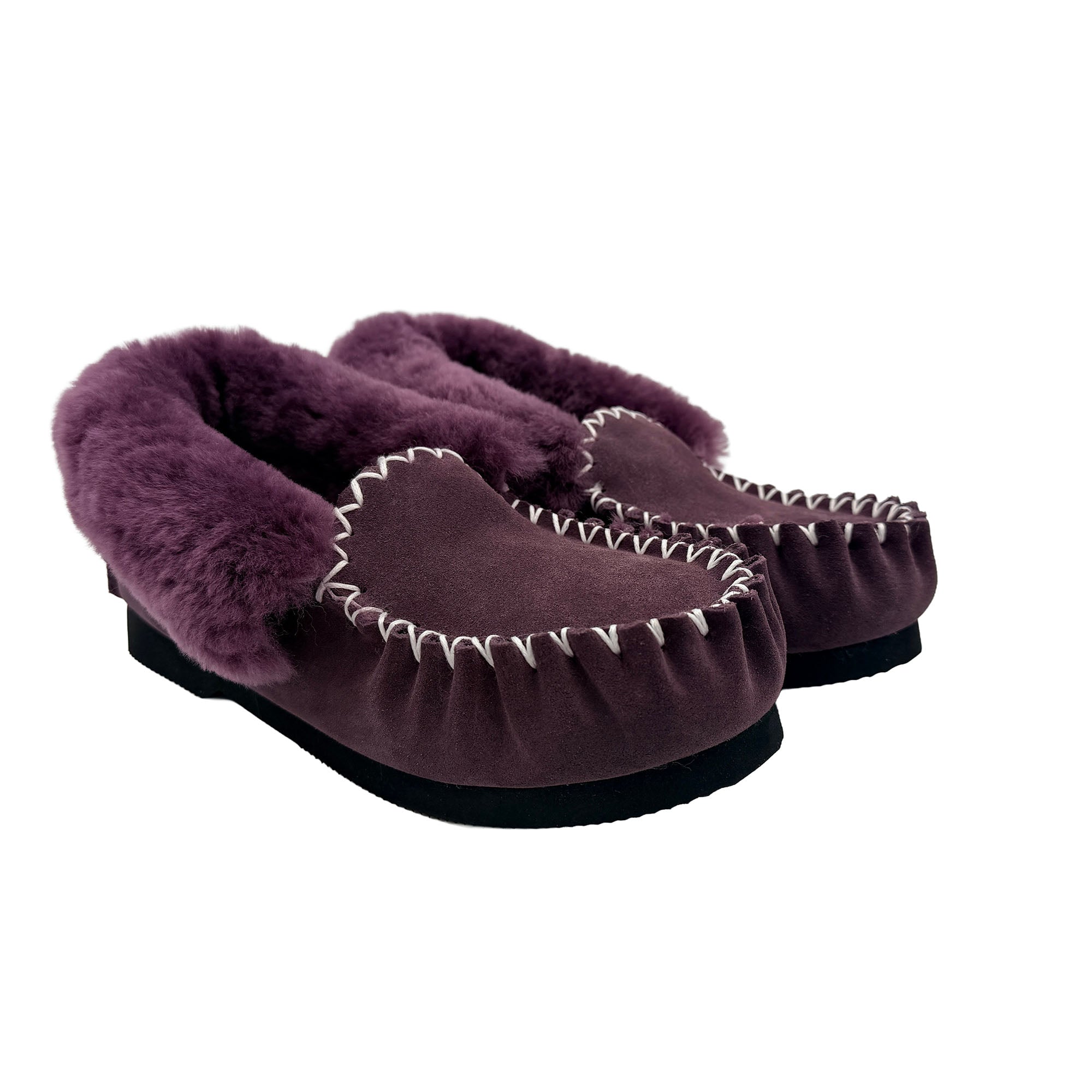 Traditional Sheepskin Moccasins - Men’s, Women’s, 100% Australian Sheepskin UGG Slippers