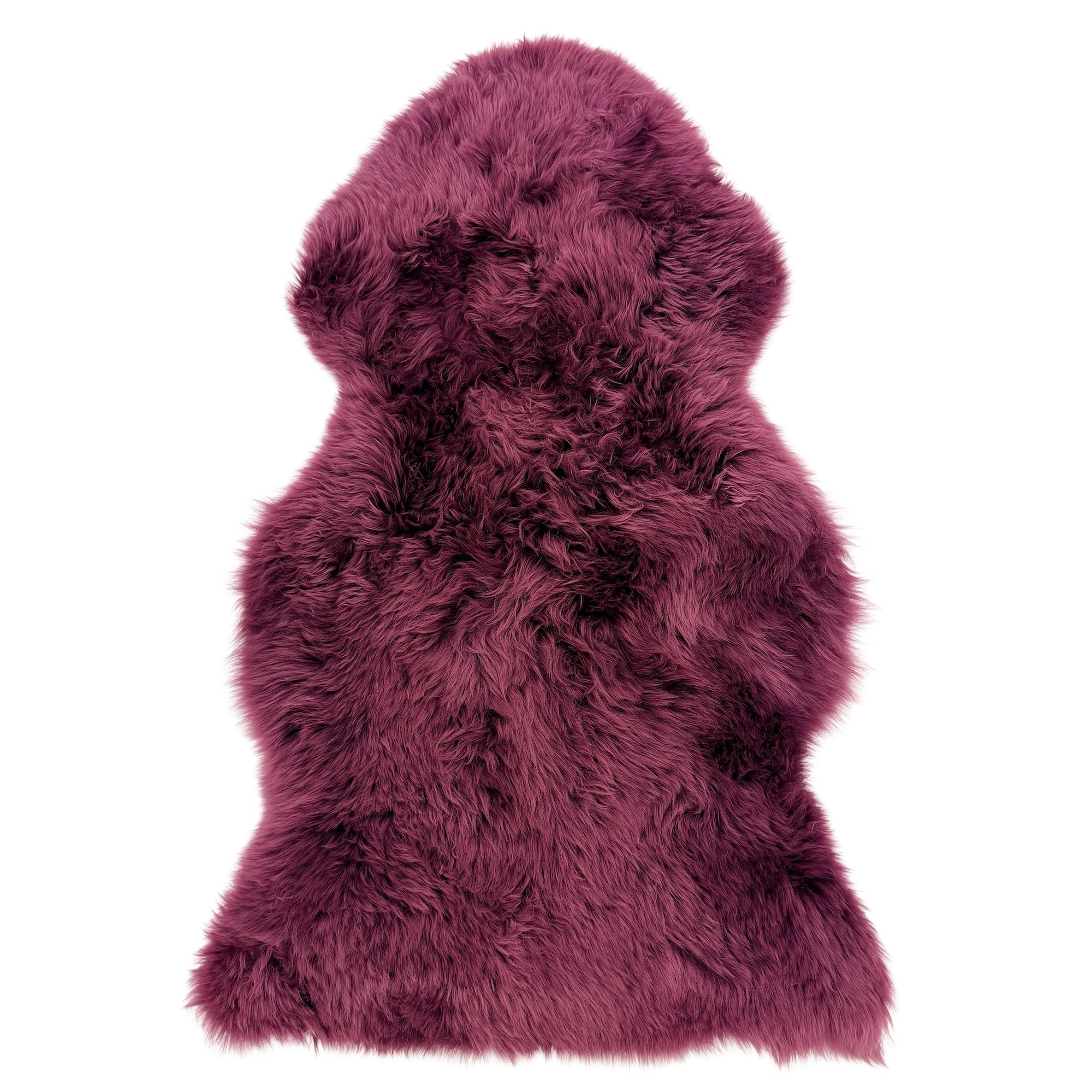 Sheepskin Rug - Plum - XXL - Long Wool Australian Merino Sheepskin