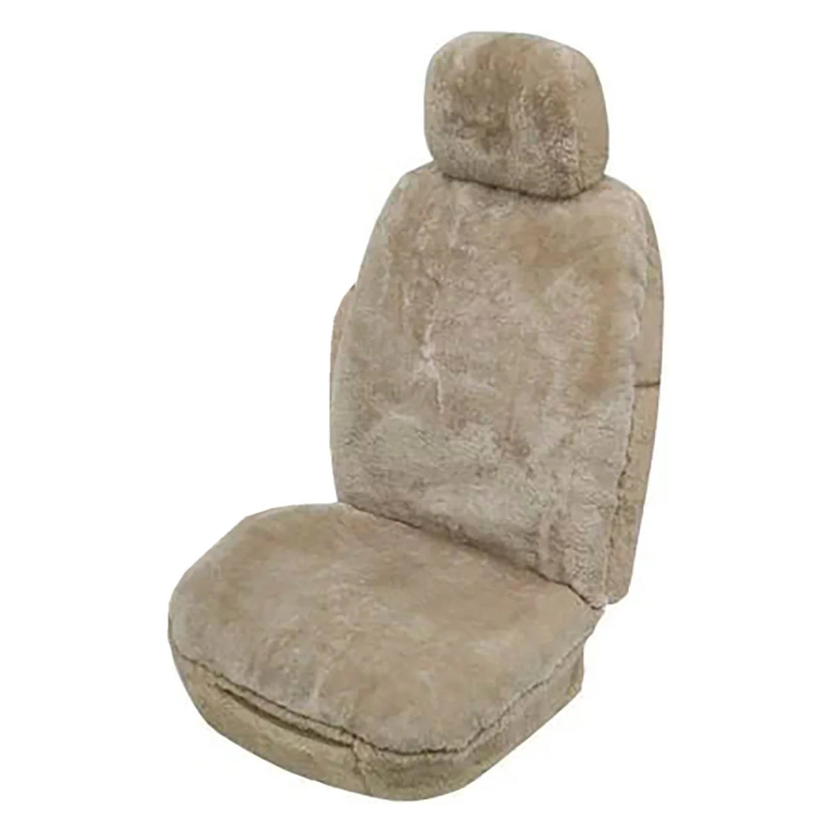 Australian Sheepskin Car Seat Covers – Airbag Safe (Single Seat Only) - Mocha