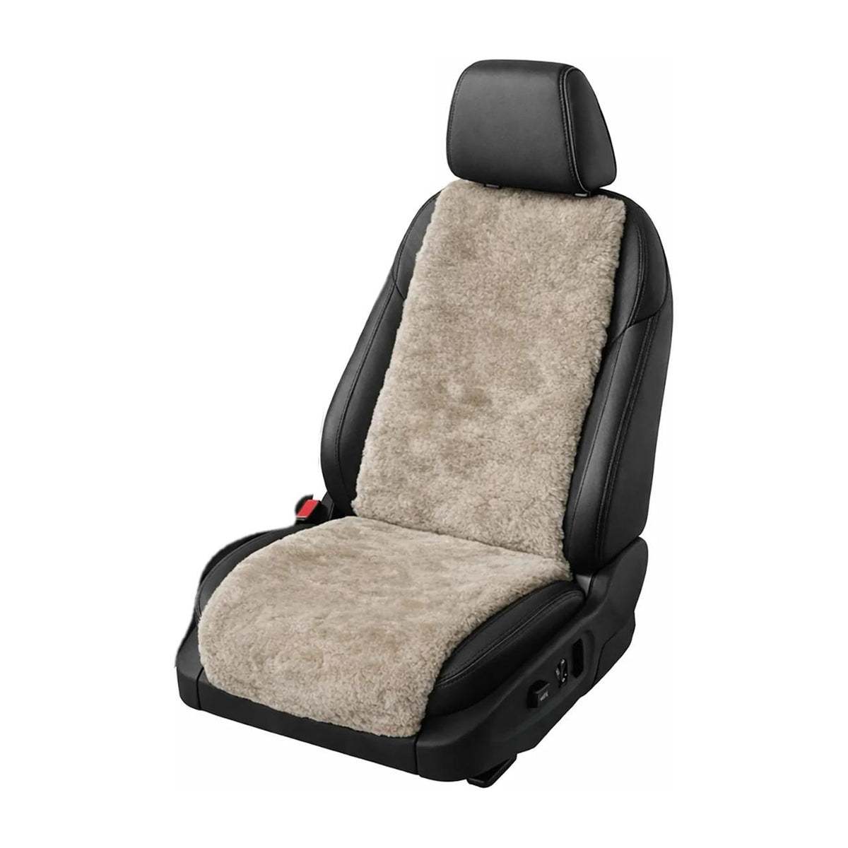 Sheepskin Car Seat Insert — Airbag Safe (Single Seat Only) - Mocha
