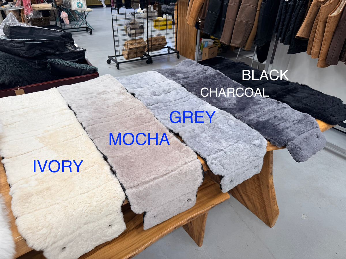 Sheepskin Car Seat Insert — Airbag Safe (Pair)