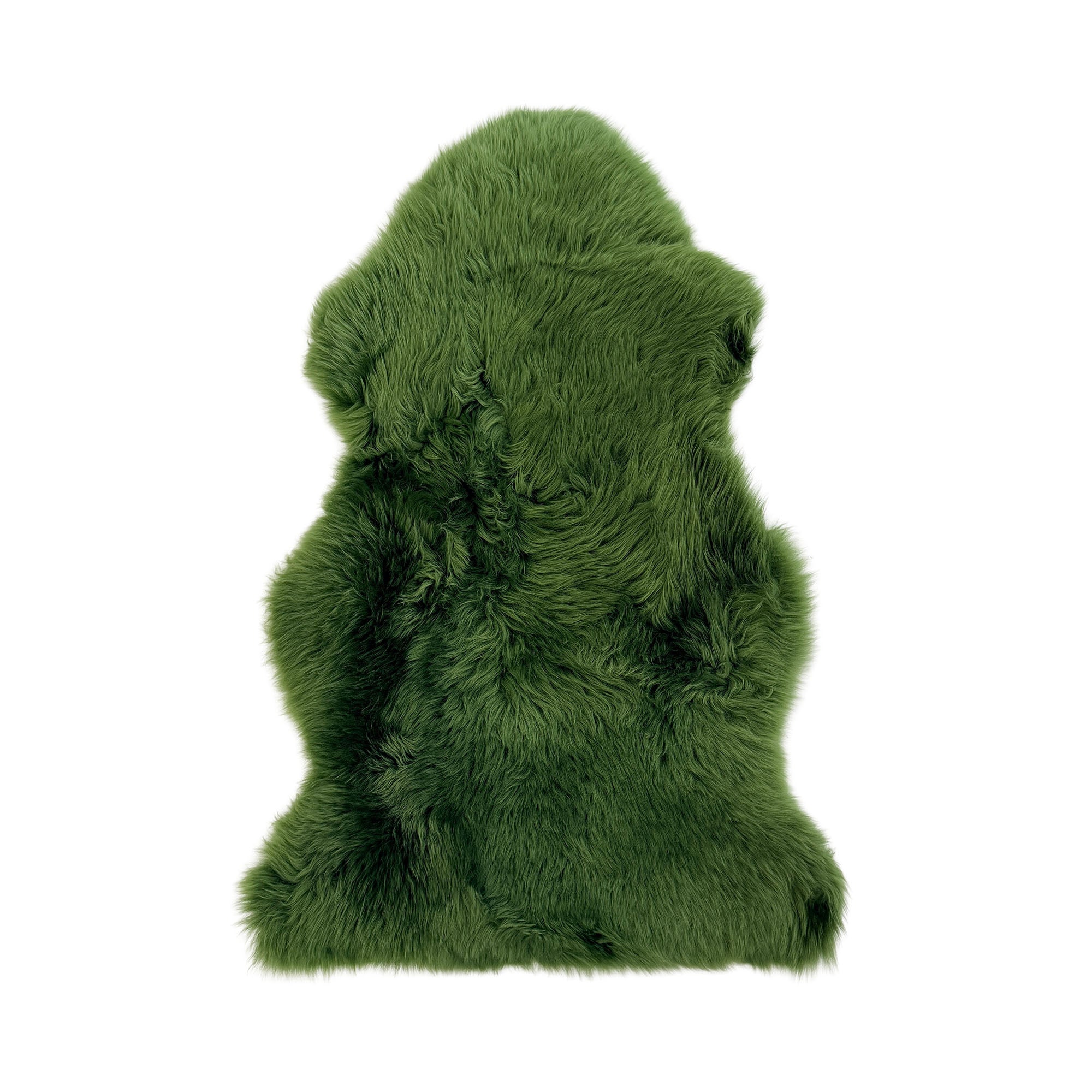 Sheepskin Rug — Forest Green (Limited Edition), Large, Long Wool Australian Merino