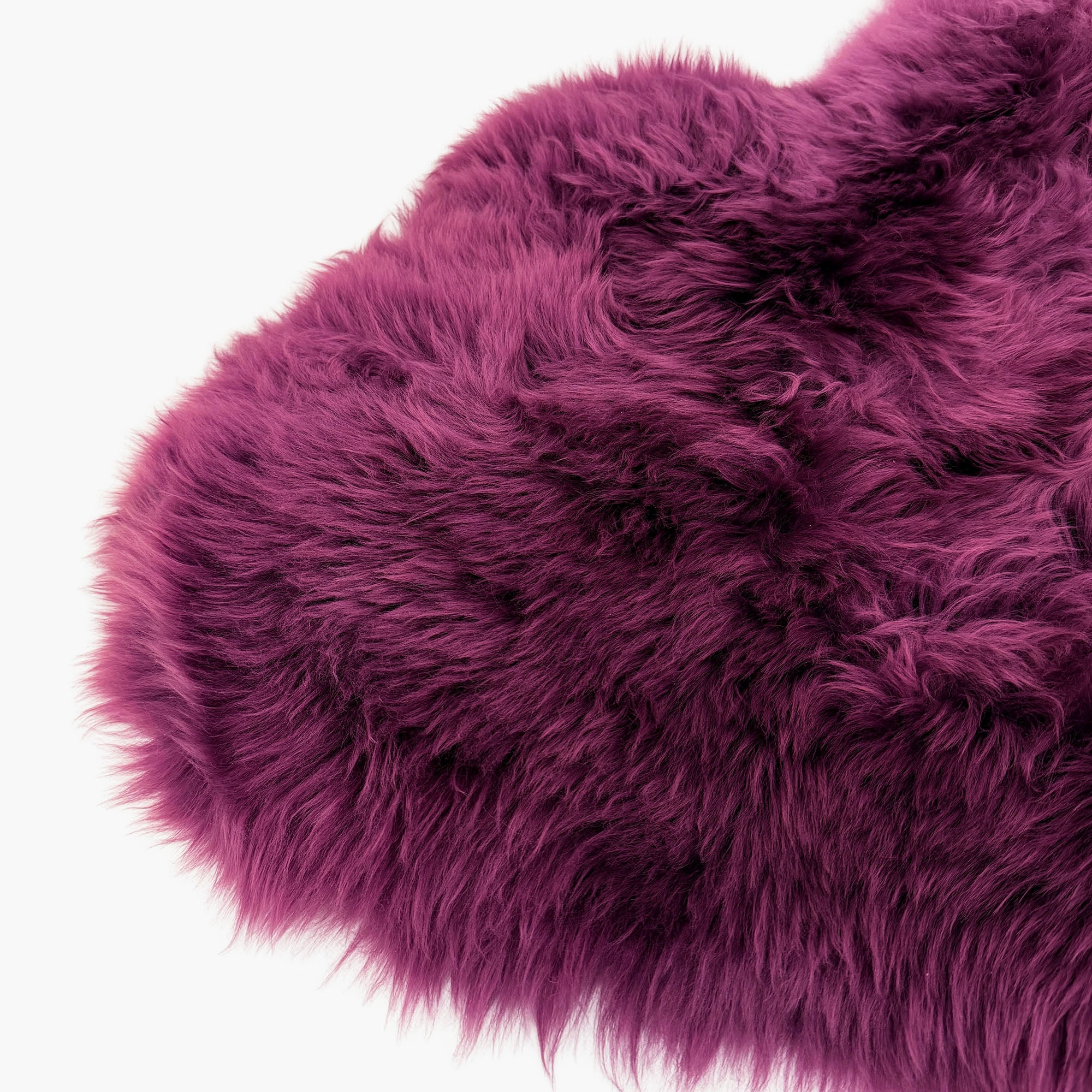 Sheepskin Rug - Plum - XXL - Long Wool Australian Merino Sheepskin
