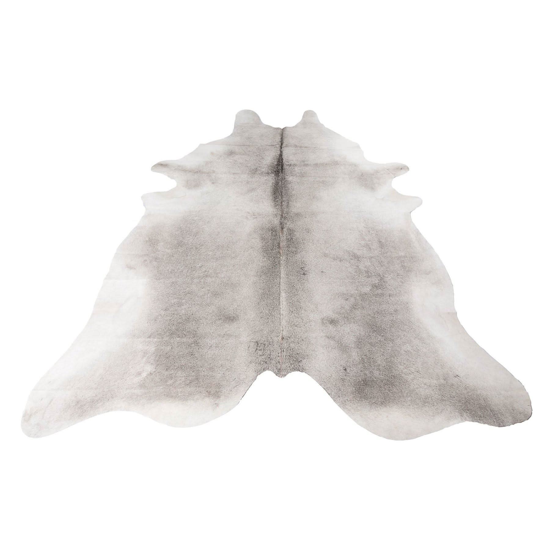 Grey and white natural sheepskin rug with soft wool texture, top view. - Yellow Earth Australia