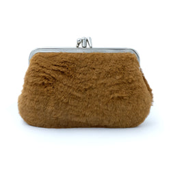 Kangaroo Fur Framed Double Purse - Genuine Kangaroo Fur Purse - 100% Australian Made