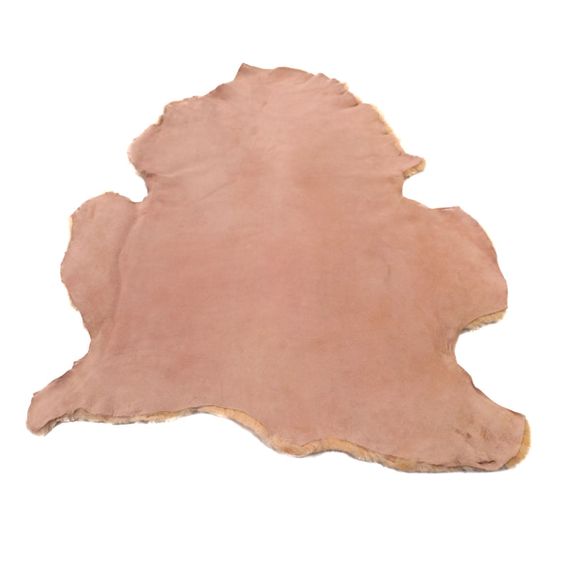 Pink - Double-face Sheepskin Hides - 100% Natural Australian Merino Sheepskin Rug