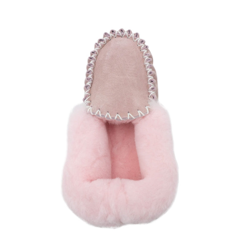 Traditional Men's/Women's Sheepskin Moccasins UGGs - Pink, Purple, Limited Sizes [Clearance]