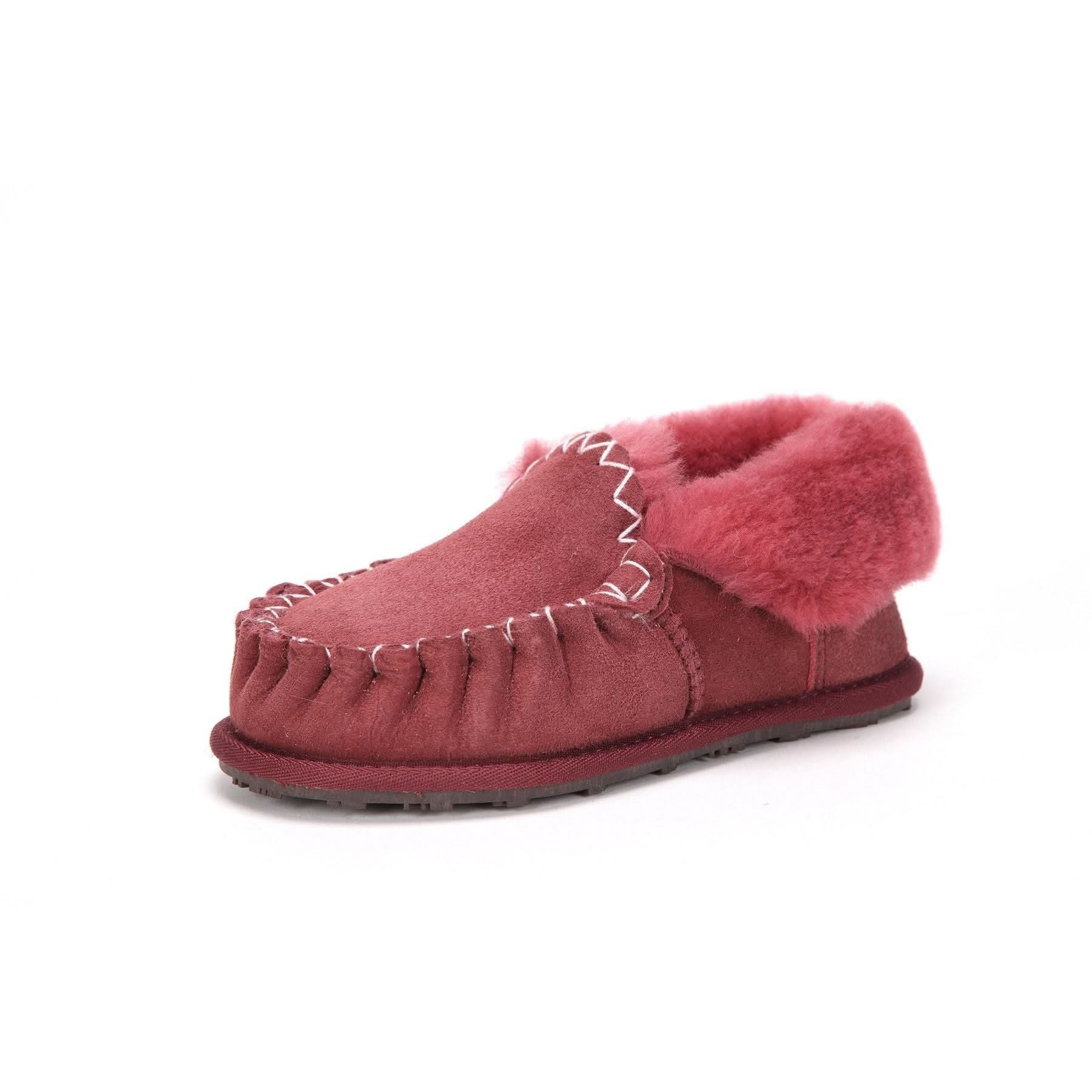 Moccasin - 100% Australian Sheepskin Suede UGG Slippers [Clearance] - Yellow Earth Australia