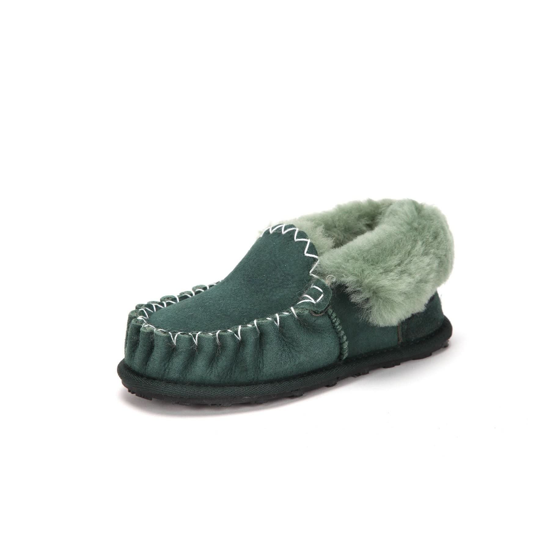 Moccasin - 100% Australian Sheepskin Suede UGG Slippers [Clearance] - Yellow Earth Australia