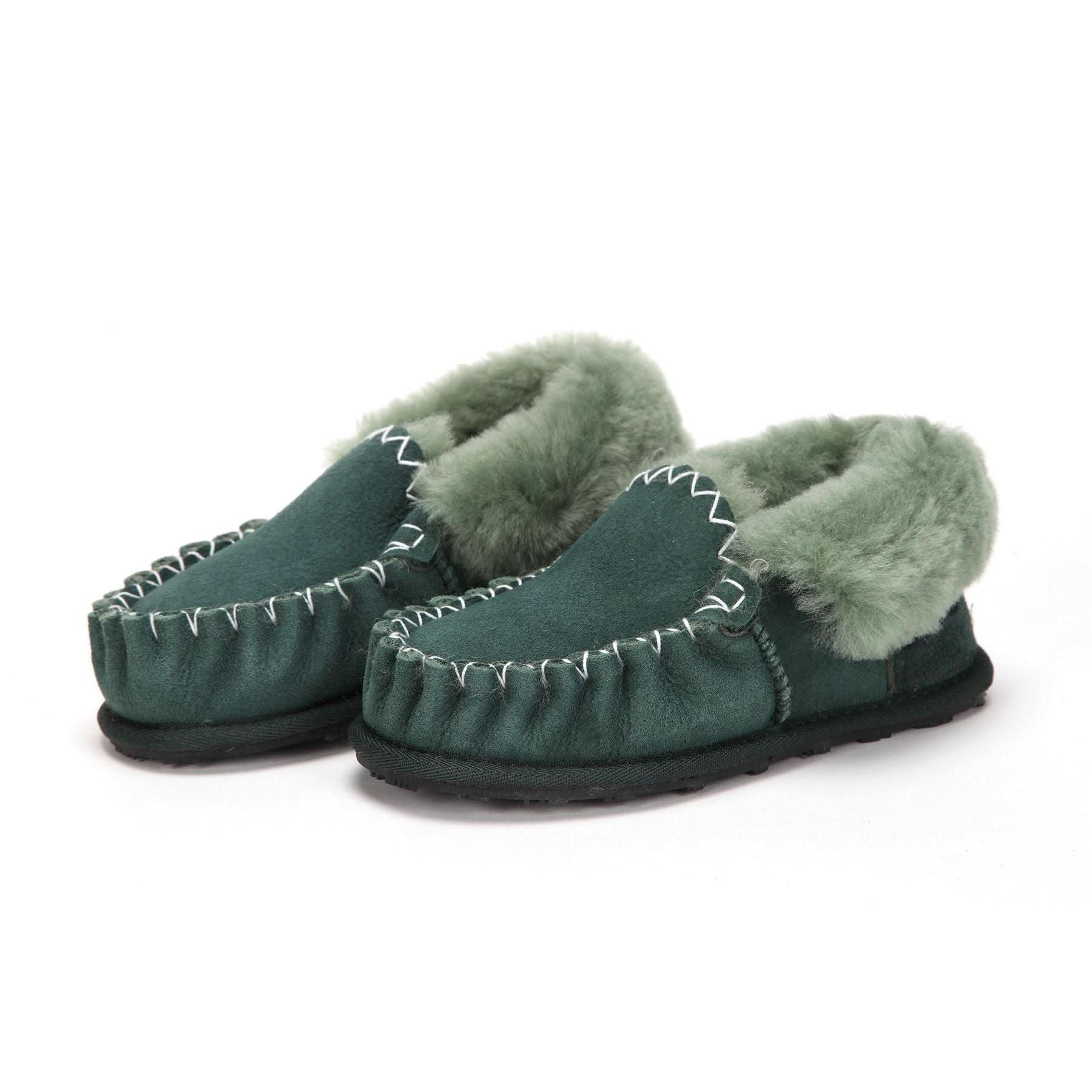 Moccasin - 100% Australian Sheepskin Suede UGG Slippers [Clearance] - Yellow Earth Australia