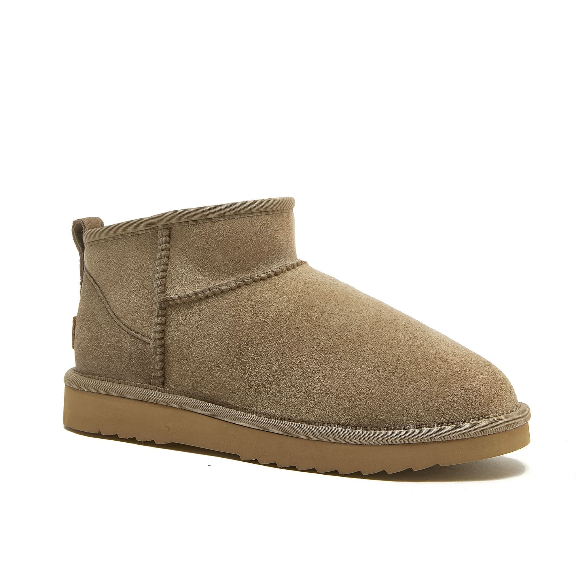 Classic Ultra Mini Ugg- Short Boot - 100% A-Grade Double Face Australian Sheepskin - Yellow Earth Australia