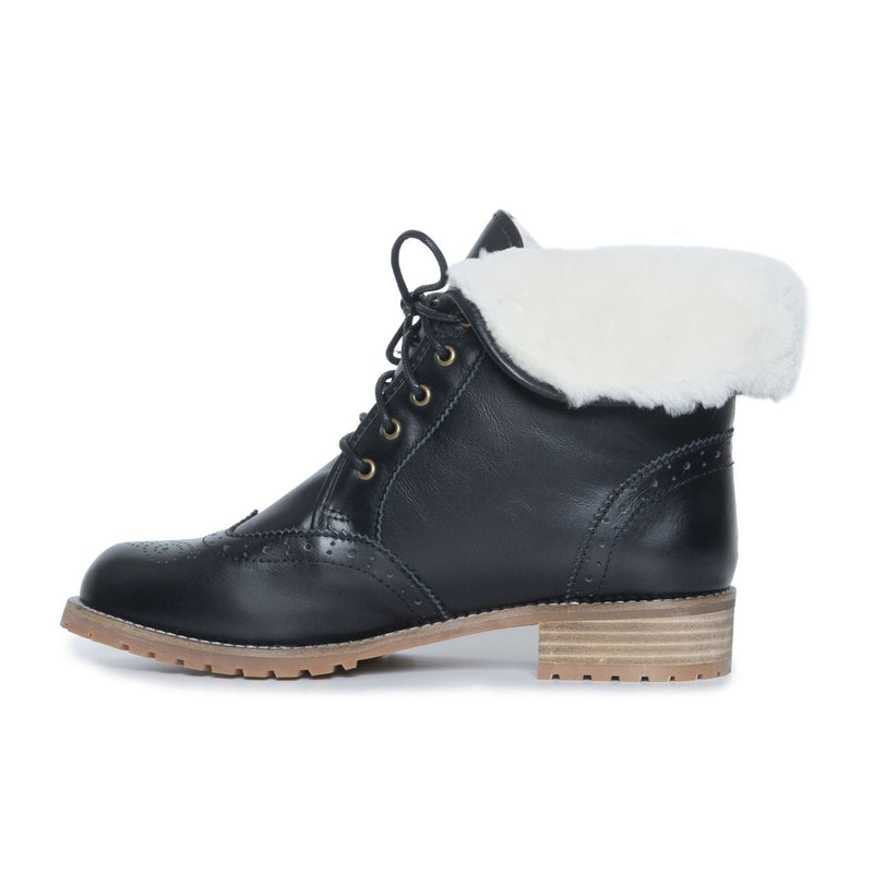 Alice - Lace-up Leather Boot - Yellow Earth Australia