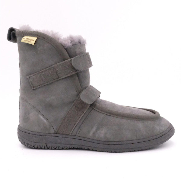 Alpine - 2 Hook and Loop Strap UGG Boots - Black Sheep Australia Medical Sheepskin Healthcare Range - Yellow Earth Australia