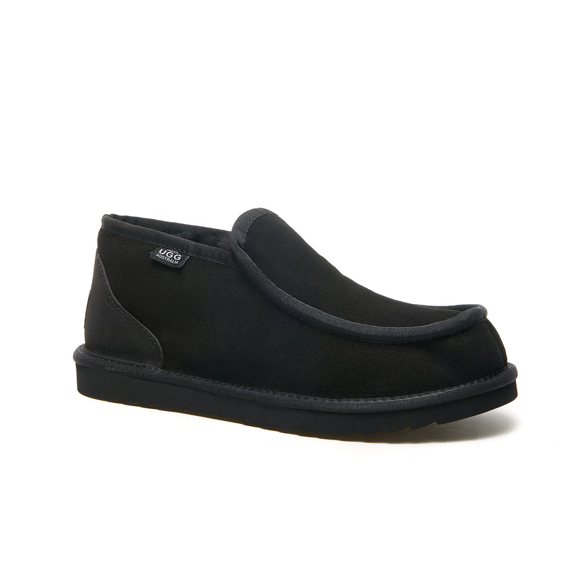 Archie - Men's Classic Australian Sheepskin Ankle Height Slipper - Yellow Earth Australia