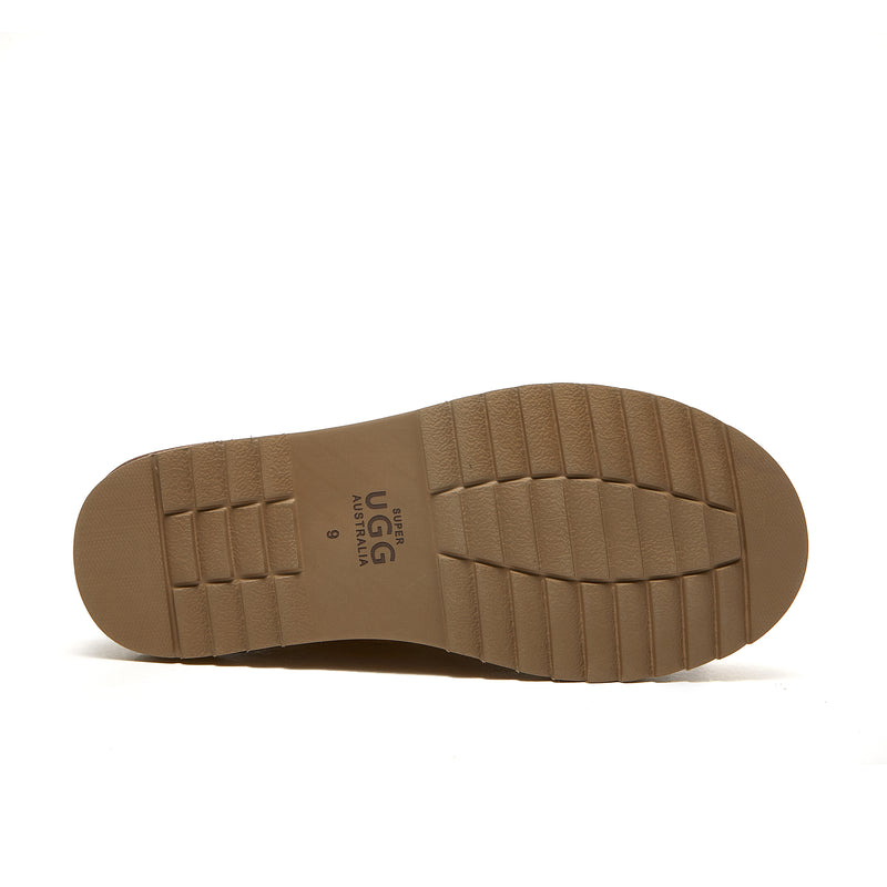 Archie - Men's Classic Australian Sheepskin Ankle Height Slipper - Yellow Earth Australia