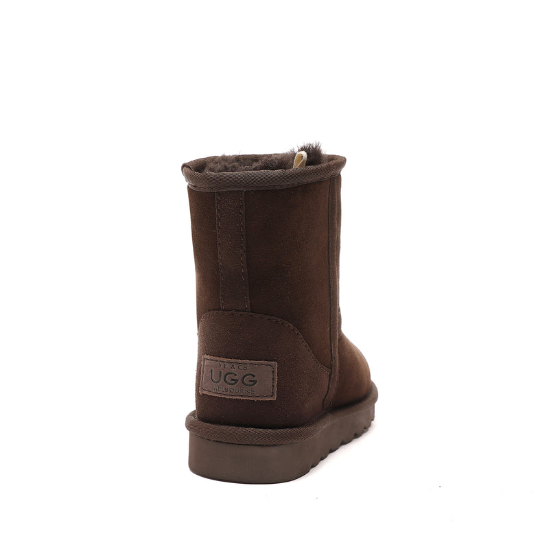 Byron Kids UGG Boots - 100% Genuine A-Grade Australian Sheepskin For Big Kids (Age 7-12) - Yellow Earth Australia