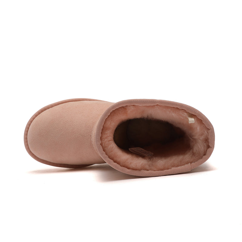 Byron Kids UGG Boots - 100% Genuine A-Grade Australian Sheepskin For Big Kids (Age 7-12) - Yellow Earth Australia