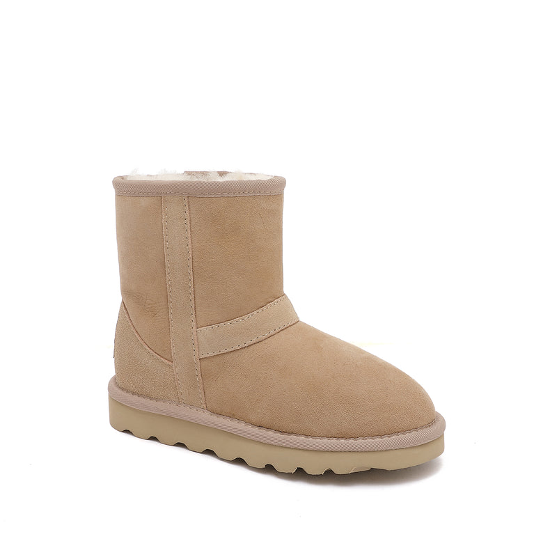 Byron Kids UGG Boots - 100% Genuine A-Grade Australian Sheepskin For Big Kids (Age 7-12) - Yellow Earth Australia