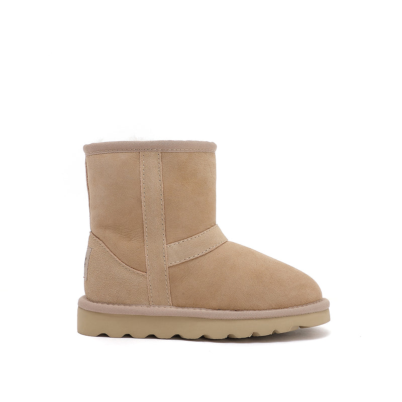 Byron Kids UGG Boots - 100% Genuine A-Grade Australian Sheepskin For Big Kids (Age 7-12) - Yellow Earth Australia