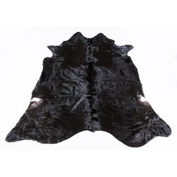 Angus - Black Coloured Large Premium Cowhide Rug - Yellow Earth Australia