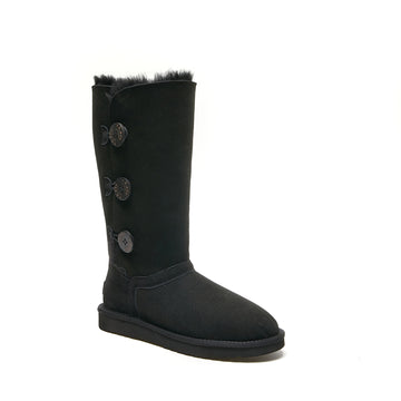 Burleigh Classic Button Tall Ugg Boot Australian Merino