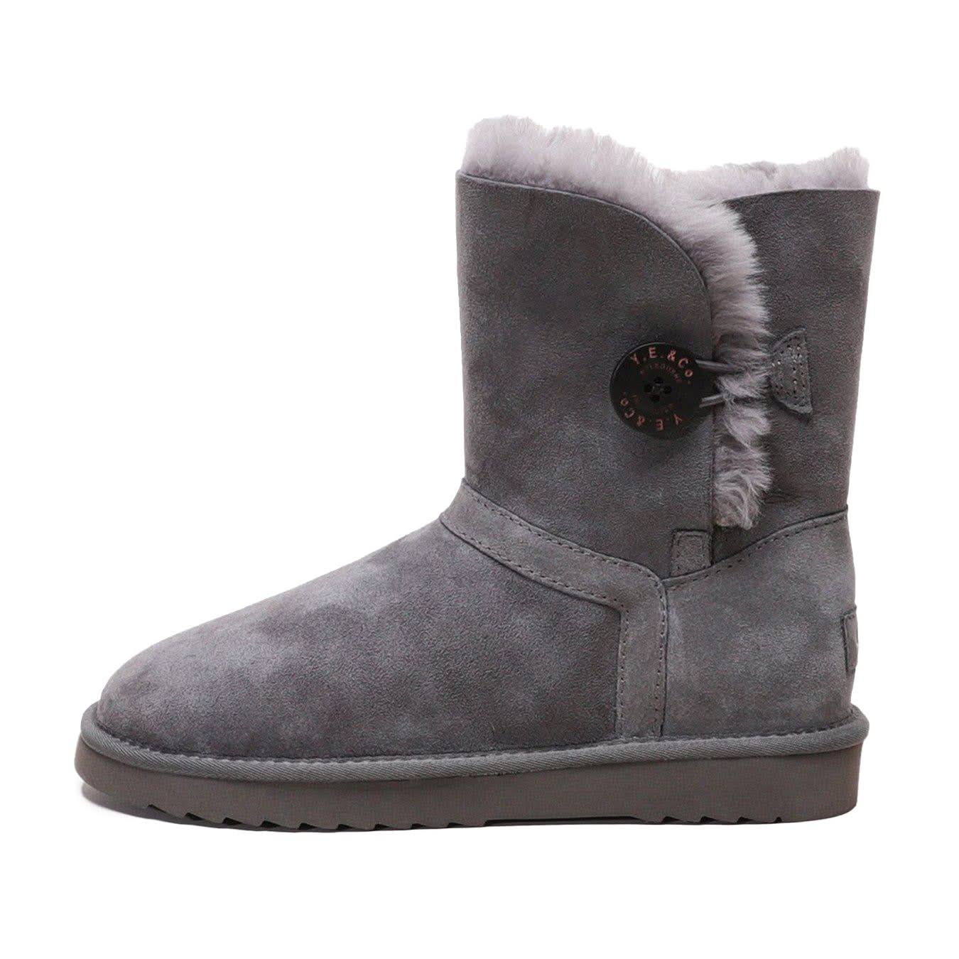 Hope - Classic Button Women's UGG Boot - Premium Australian Merino Sheepskin - Yellow Earth Australia