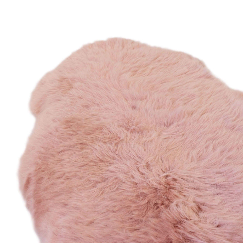 Dust Pink - Large Size - Long Wool Sheepskin Rug - Australian Merino Sheepskin
