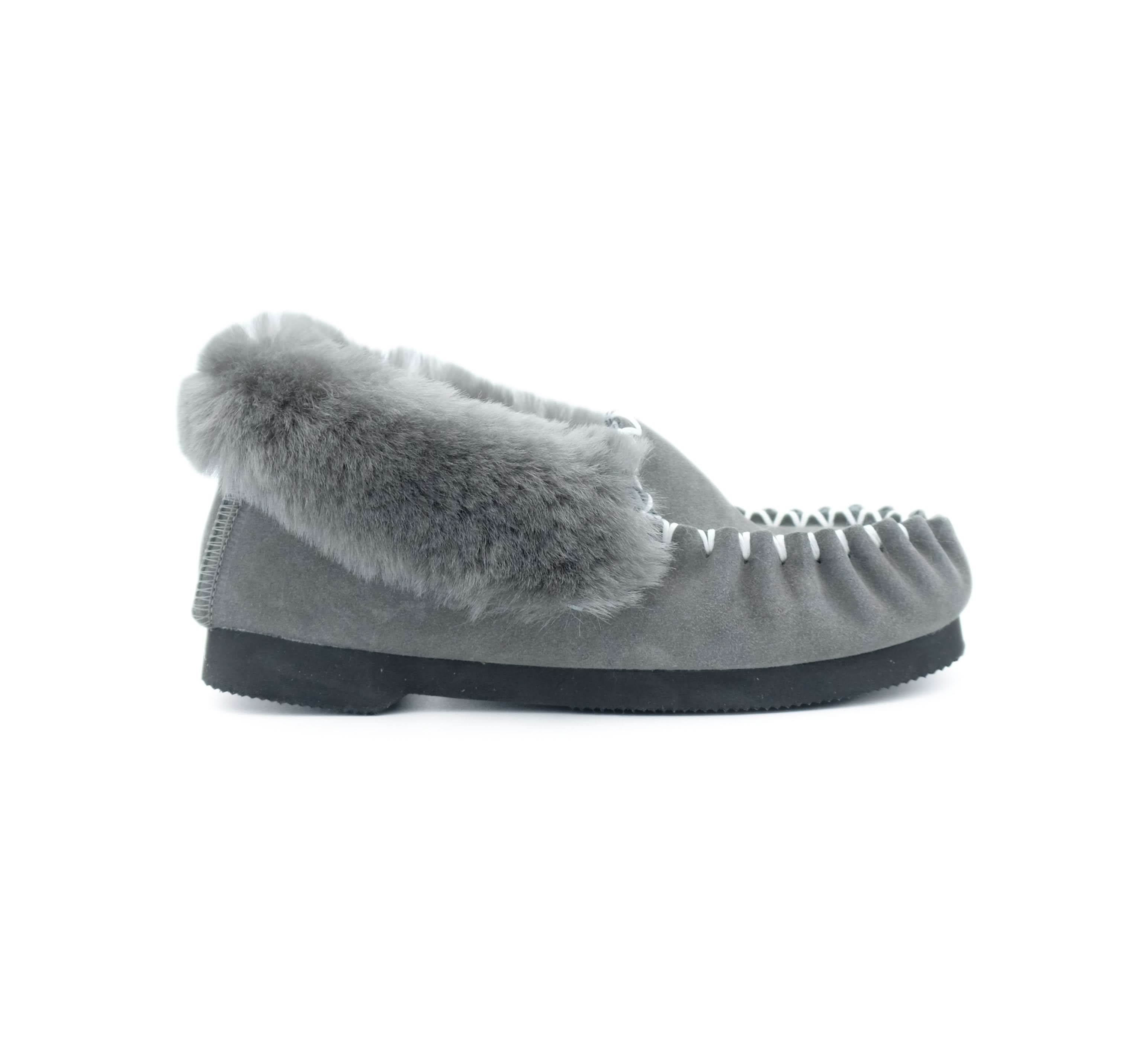 Traditional Sheepskin Moccasins - Men’s, Women’s, 100% Australian Sheepskin UGG Slippers - Yellow Earth Australia