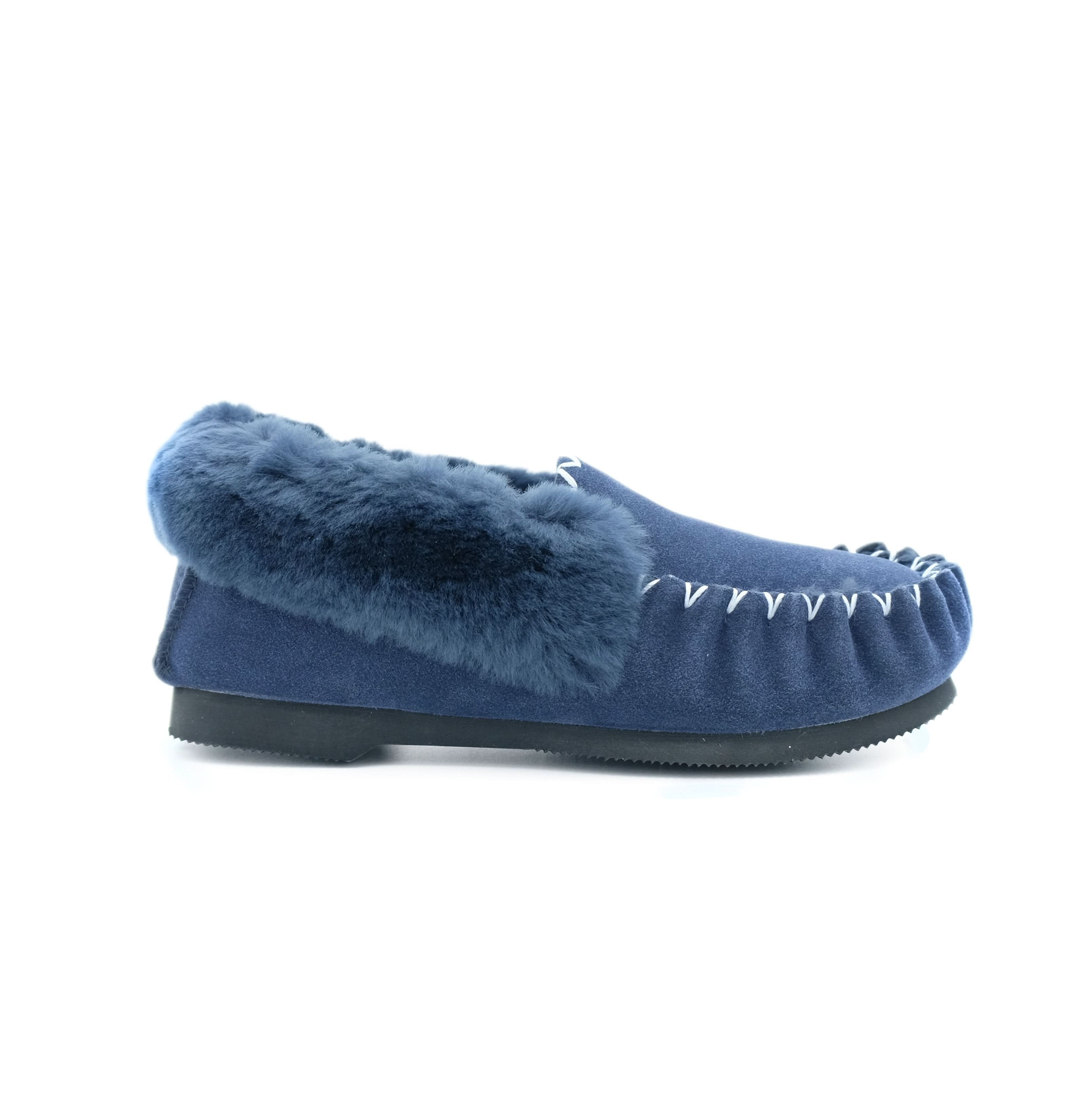 Traditional Sheepskin Moccasins - Men’s, Women’s, 100% Australian Sheepskin UGG Slippers - Yellow Earth Australia