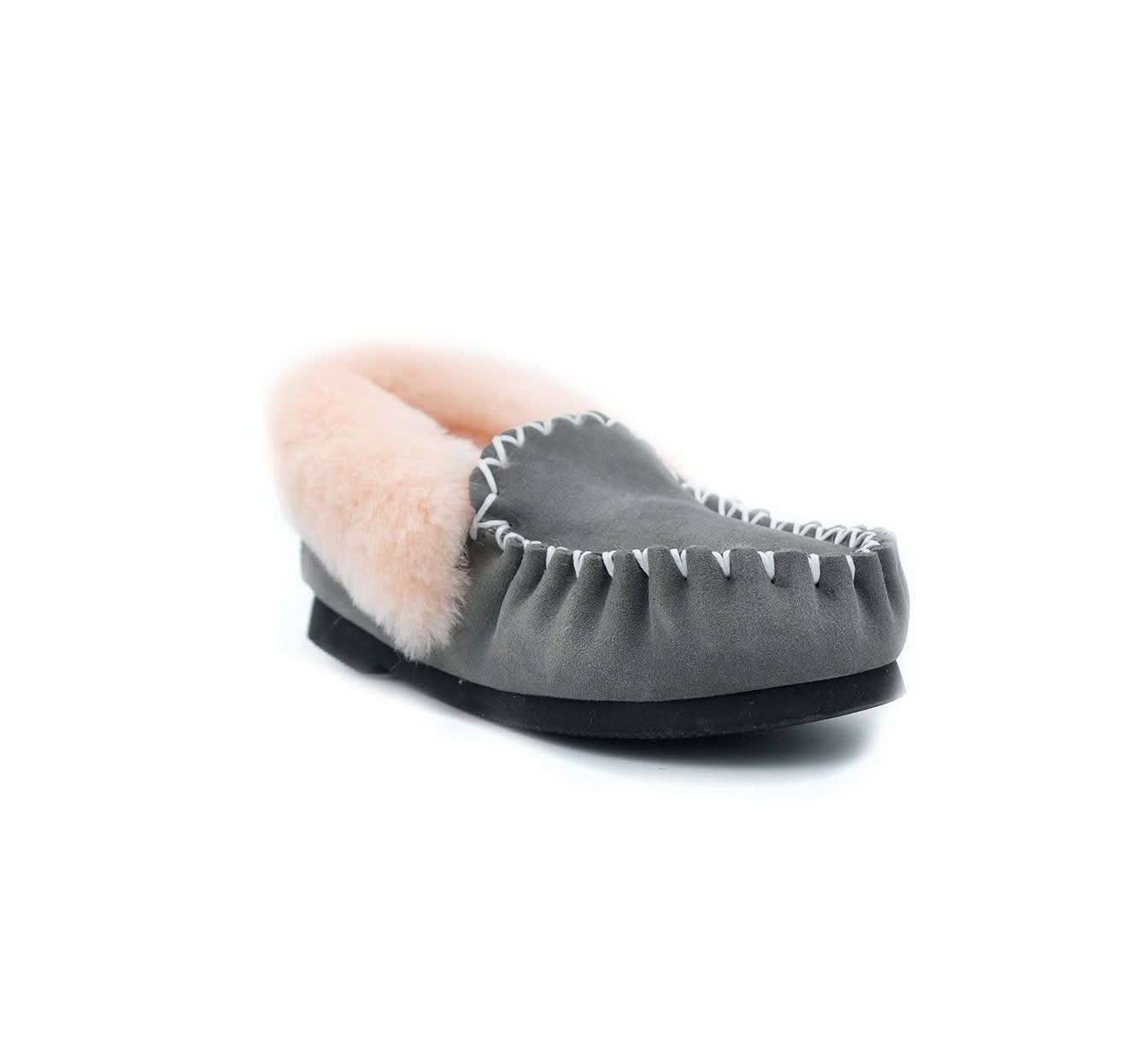 Traditional Sheepskin Moccasins - Men’s, Women’s, 100% Australian Sheepskin UGG Slippers - Yellow Earth Australia