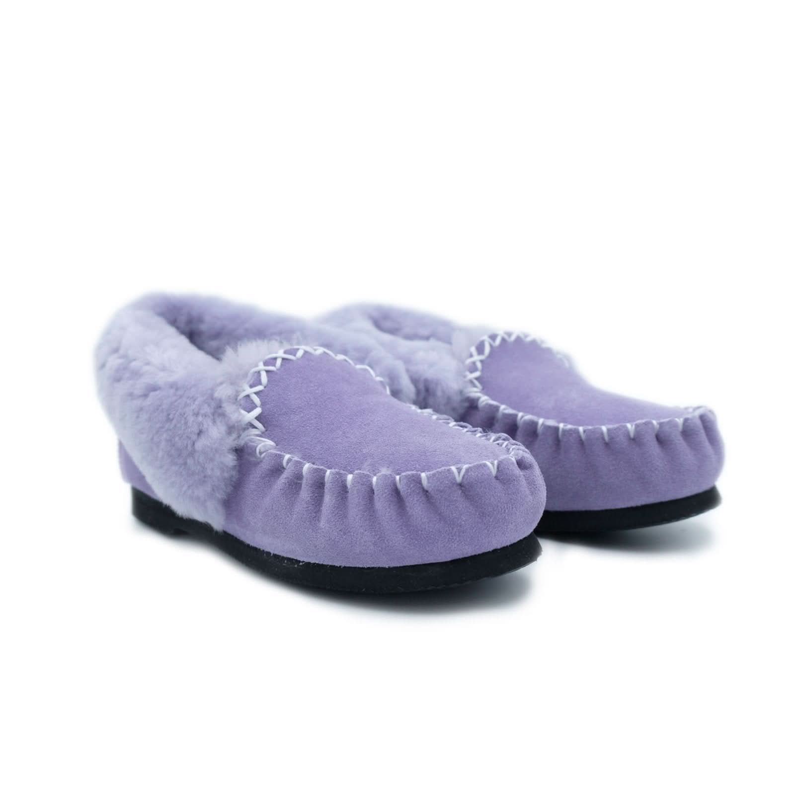Traditional Sheepskin Moccasins - Men’s, Women’s, 100% Australian Sheepskin UGG Slippers - Yellow Earth Australia