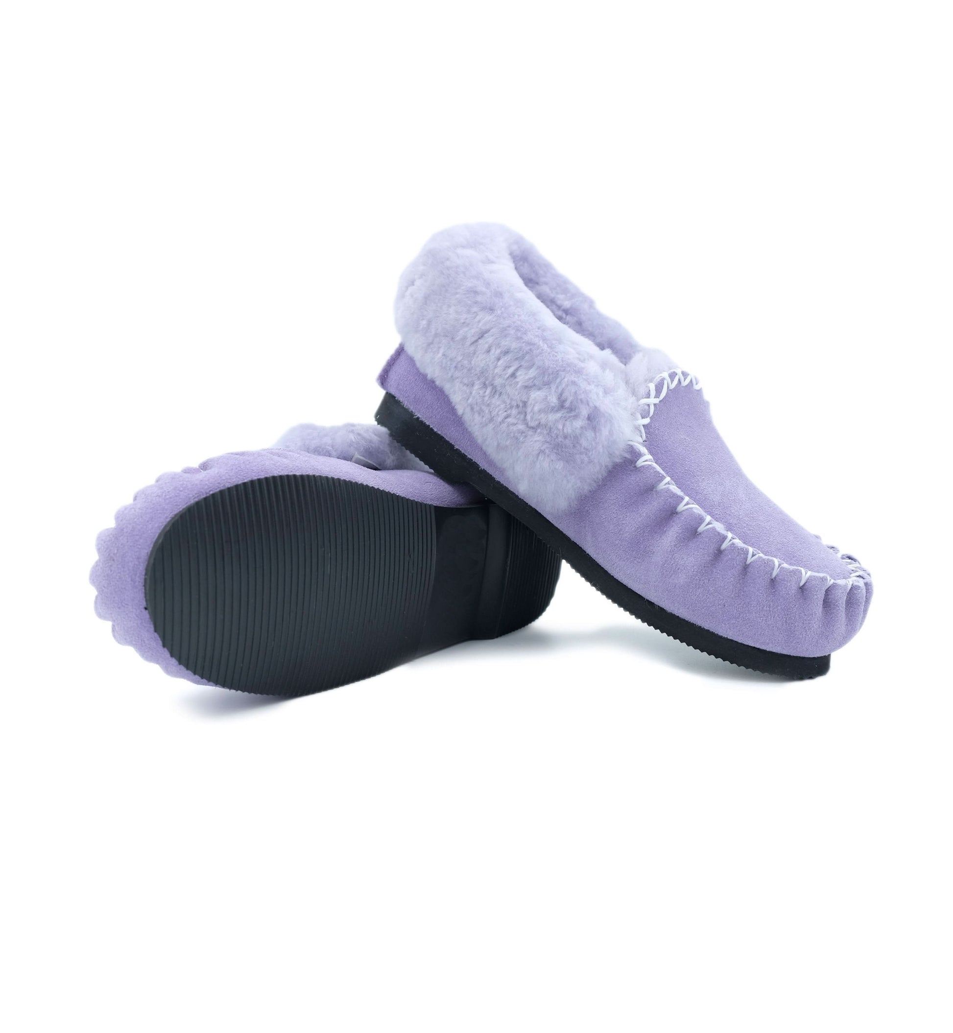 Traditional Sheepskin Moccasins - Men’s, Women’s, 100% Australian Sheepskin UGG Slippers - Yellow Earth Australia