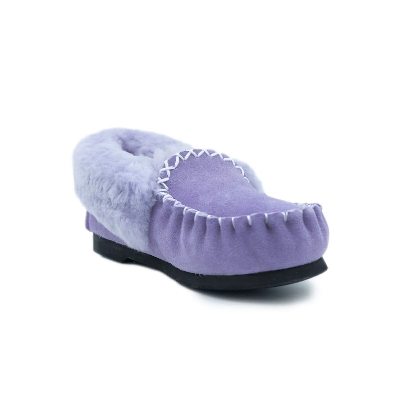 Traditional Sheepskin Moccasins - Men’s, Women’s, 100% Australian Sheepskin UGG Slippers - Yellow Earth Australia